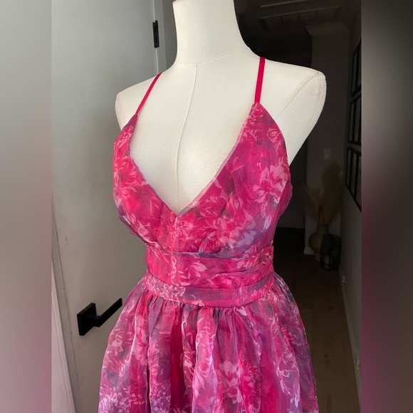 Lulu's Floral Pink Maxi Dress - Picture 8 of 10